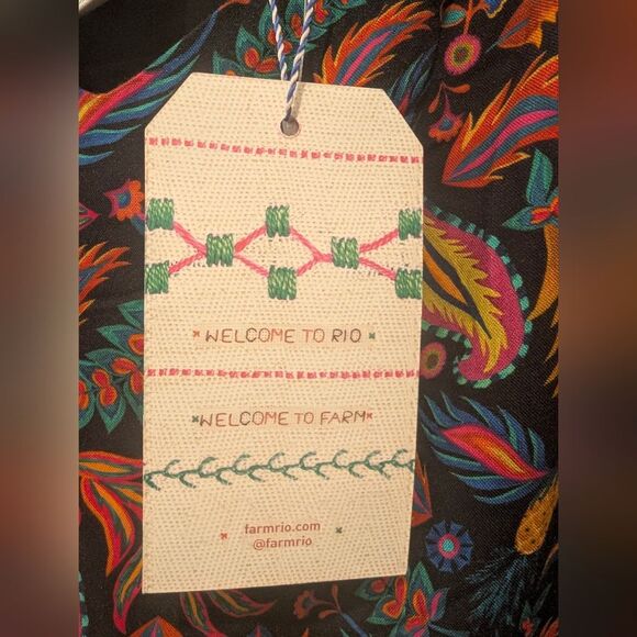 New Farm Rio Anthropologie Sleeveless Long Midi Slip Dress Pleade Sz L Boho - Picture 9 of 14